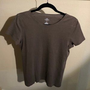 Plain Taupe T-shirt